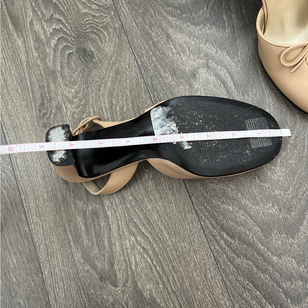 Gianni Versace Vintage Leather Ballet Bow Heels - Picture 12 of 12